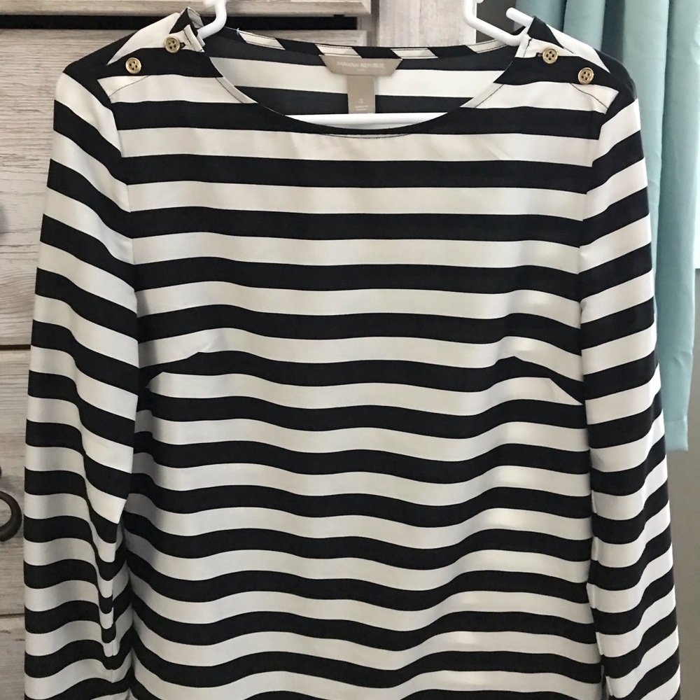 Banana Republic Striped Long Sleeve